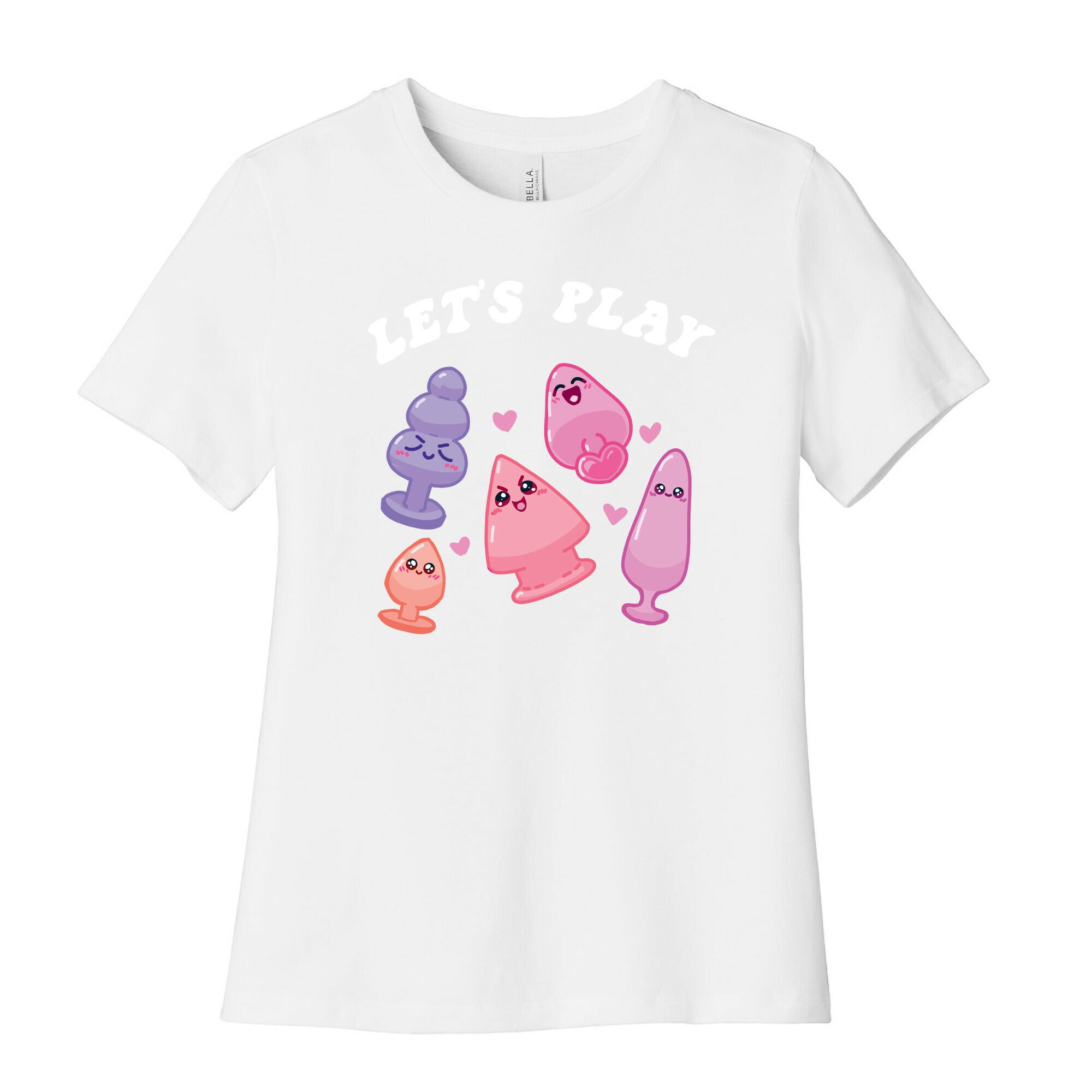 Let's Play (Kawaii Plugs) Women's Cotton Tee